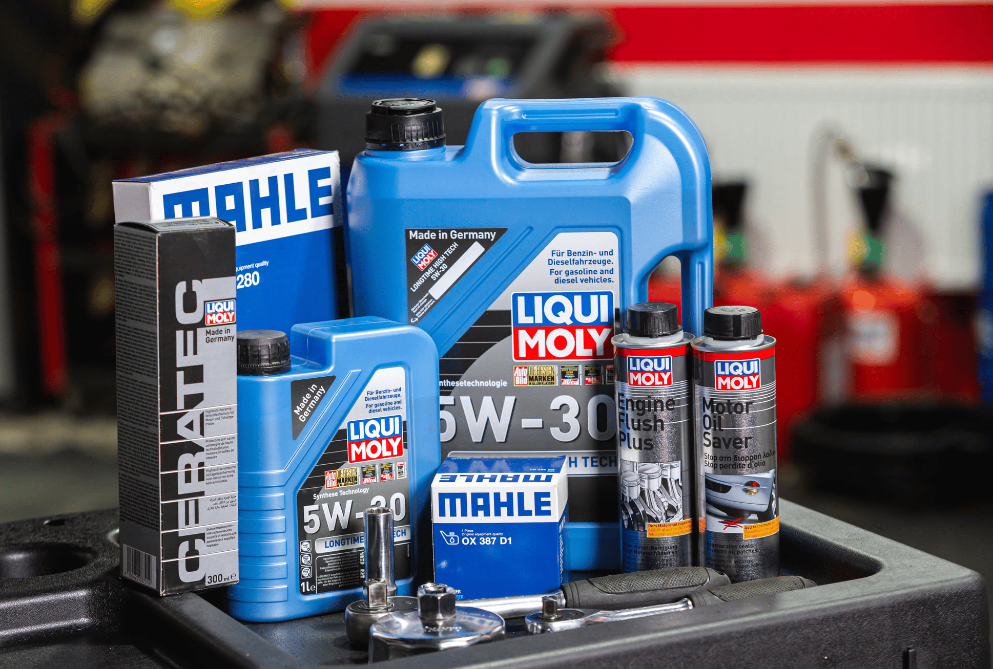 5W30 engine oil is suitable for most cars and can be further improved with additives