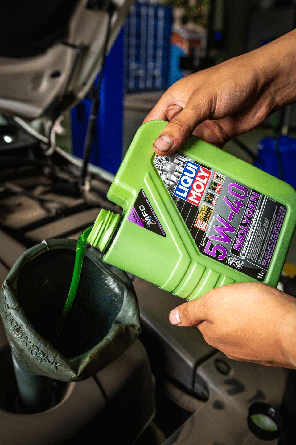 Top up only with fluids that meet your car manufacturers requirements