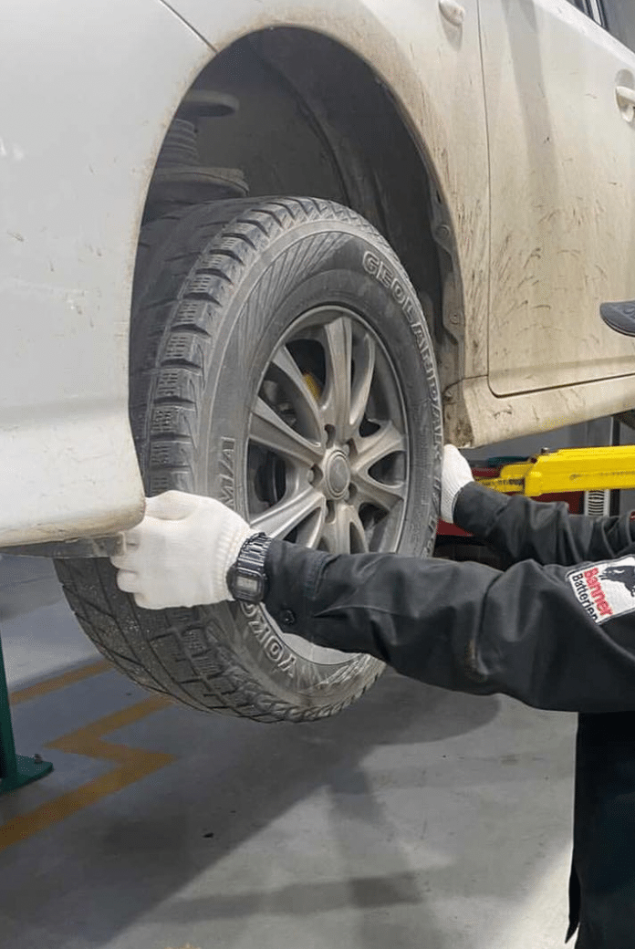 A car with a valid MOT certificate passed the mandatory brakes, exhaust, tire, lights checks