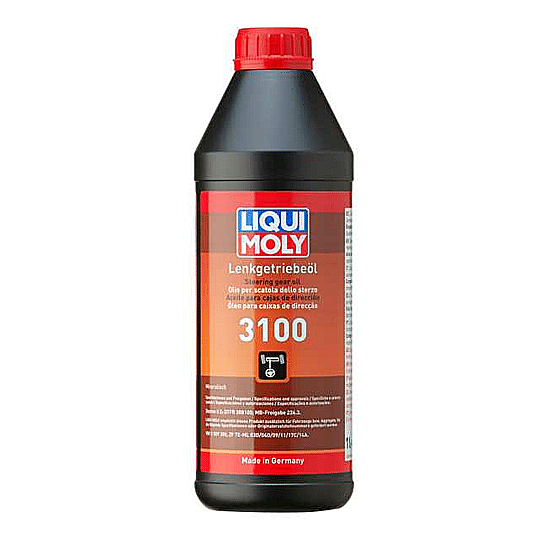Different types of power steering fluids in bottles
